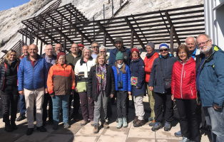 Gruppenfoto NaturFreunde im Schneefernerhaus NaturFreunde auf der Umweltforshcungsstation