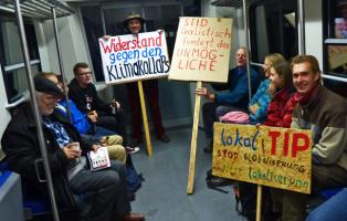 Dalborner Biobauer im Sonderzug zur TTIP-Demo